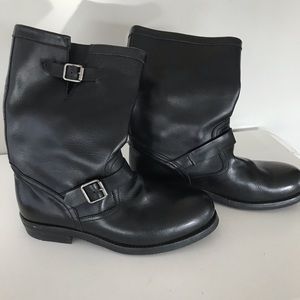 Ralph Lauren Purple Label Motorcycle Boots 9.5